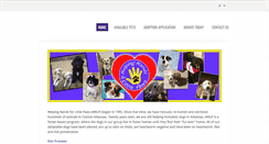 Desktop Screenshot of helpinglittlepaws.com